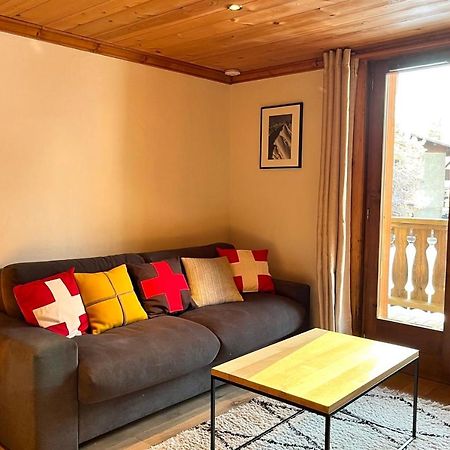 Chic And Cosy Apt With Balcony In Megève Exterior foto